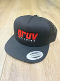 Gruv Fishing Snapback - Charcoal Mesh