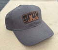 Gruv Fishing Snapback - Dark Grey Leather Patch